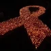About 2880 candles are seen lit during a World AIDS Day event in Jakarta December 1, 2009