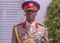 Aide-de-Camp (ADC), Colonel Fabian Lengusuranga, promoted to the rank of Brigadier, June 28, 2025.