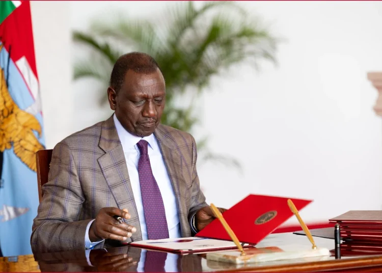 File photo of President William Ruto.