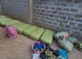 Drugs from a raid in Murang'a
