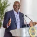 President William Ruto speaks during the launch of the Affordable Housing Internship Programme on July 15, 2025. Photo|PCS
