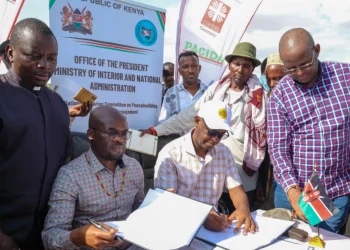 Interior Principal Secretary Dr. Raymond Omollo, who presided over the signing, described it as a “generational turning point” that could rewrite the future of the region.