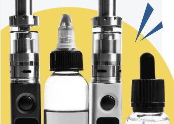 Picture of various vapes and e-cigarettes available in the market.