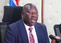 Social Protection and Senior Citizen Affairs Principal Secretary Joseph Motari addresses the press on August 7, 2025. PHOTO | COURTESY