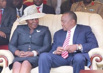 File image of Rose Kajwang' and Uhuru Kenyatta