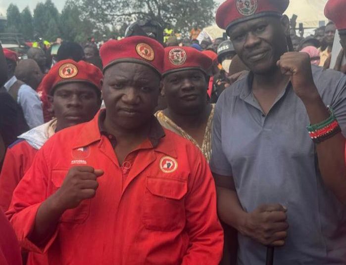 File image of Free Kenya Movement members, including Nicholas Oyoo and Bob Njagi