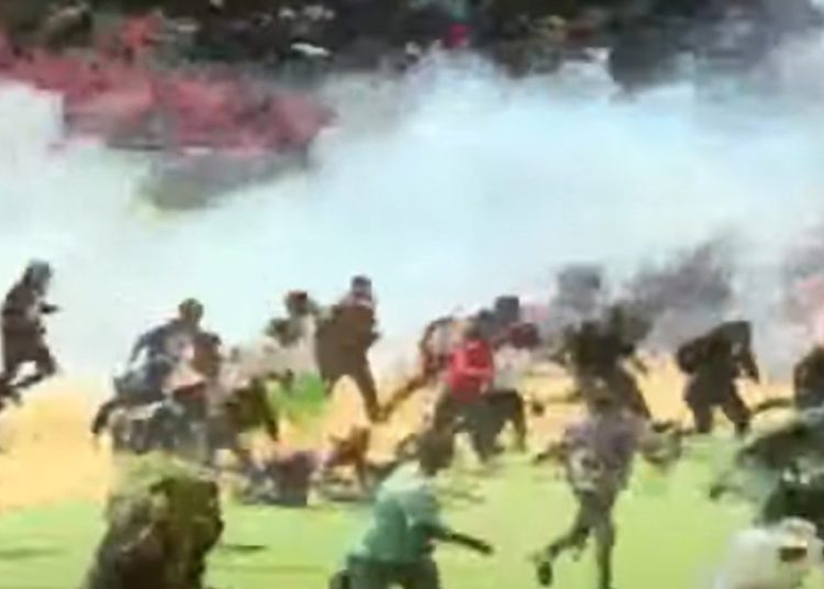Mourners dispersing at Kasarani