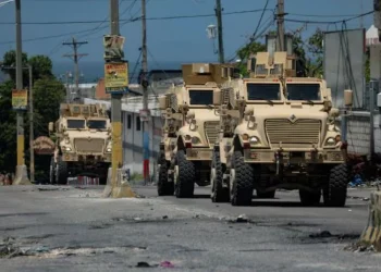 Kenyan police forces patrol a neighbourhood in Port-au-Prince, Haiti September 4, 2024.