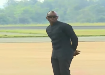 Maurice Ogeta at Kisumu airport