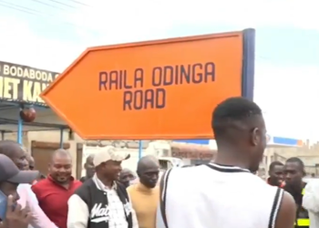 Raila Odinga Road in Njiru