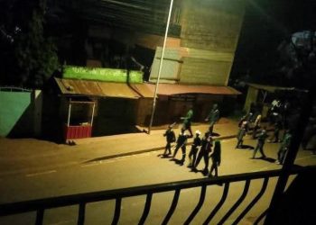 Some Kangaru Boys High School students were spotted walking through the streets of Embu town after a midnight strike