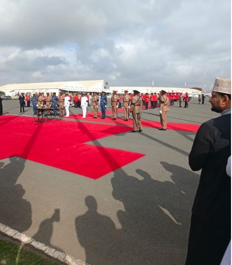 Situation at JKIA ahead of Raila's body arrival.