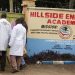 Directorate of Criminal Investigation officers enter the Hillside Endarasha Academy compound in Nyeri on September 5, 2025