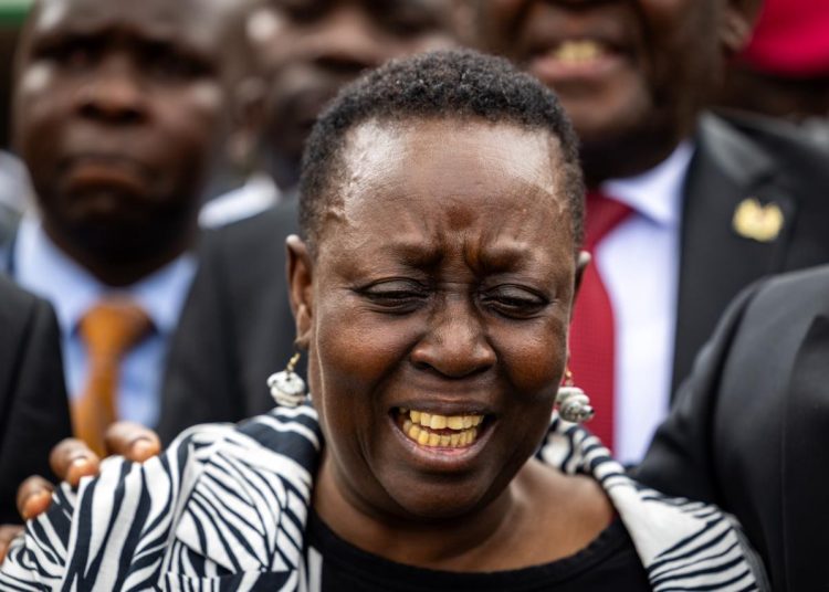 Raila Odinga's Sister Ruth Odinga.