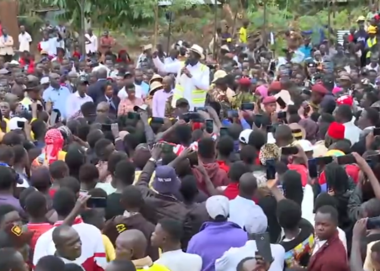 President William Ruto addresses rally at Funyula, Busia on October 31, 2025