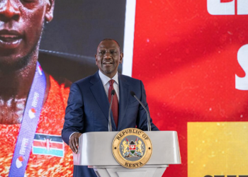President William Ruto, when he hosted Kenya’s athletics team from the 2025 World Athletics Championships in Tokyo at State House, Nairobi/PCS