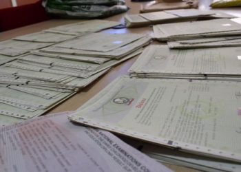 E.C.D.E Diploma Certificates in display