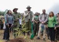 President William Ruto speaking during the Mau Forest Complex