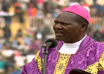Rt Rev Prof. David Kodia delivering the sermon during the State Funeral of former Prime Minister Raila Odinga on October 17, 2025