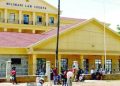 Entrance to Milimani Law Courts, Nairobi.