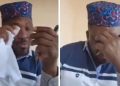 A screengrab collage of Pastor Ng'ang'a crying in a video that resurfaced online on October 10, 2025.