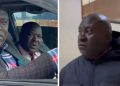 A photo collage of the Kibera MP's driver during an altercation with Larry Madowo and while appearing in court on Monday, October 13, 2025