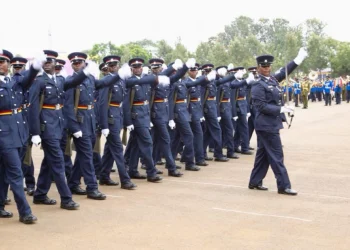 File image of a Kenya Police pass-out parade