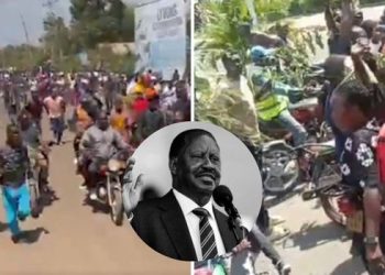 Kenyans Mourn Raila, Disrupt Traffic