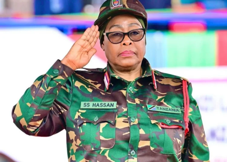 File image of Tanzania's President Samia Suluhu.