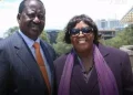 The late Raila Odinga and his sister Beryl Achieng.