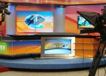 Inside Citizen TV studio along