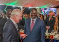 The late Raila Odinga with King Charles of UK