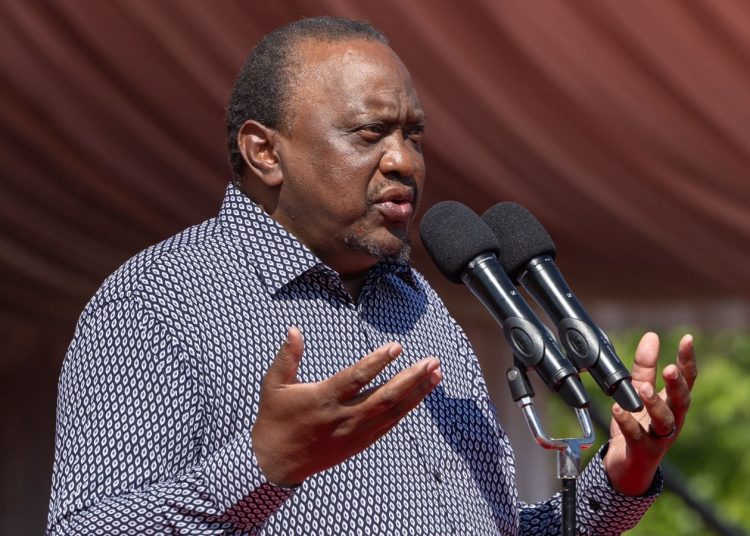 File image of former President Uhuru Kenyatta
