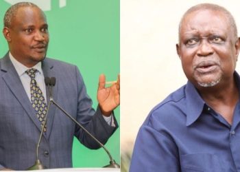 A collage of Treasury CS John Mbadi and ODM leader Oburu Oginga.