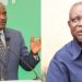 A collage of Treasury CS John Mbadi and ODM leader Oburu Oginga.