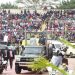 President William Ruto arrives at Nyayo Stadium during the 62nd celebration of Jamhuri Day on December 12,2025.