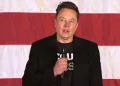 Billionaire Elon Musk speaking at a past function