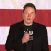 Billionaire Elon Musk speaking at a past function
