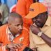 An undated image of the late Orange Democratic Movement (ODM) party leader Raila Odinga (right) and Embakasi East MP Babu Owino (left) during a past event.