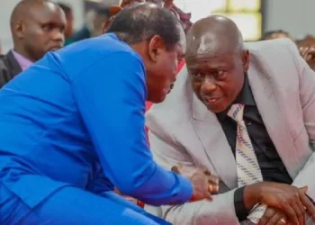 Rigathi Gachagua and Kalonzo Musyoka at a past function.