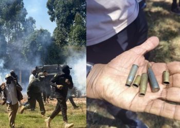 Images showing the aftermath of the attacks on former DP Gachagua in Othaya, Nyeri County, on Sunday, January 25, 2026