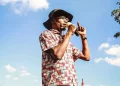 Octopizzo addresses a crowd in Kibra on Sunday, January 18, 2026
