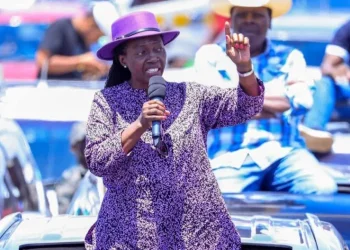 The People’s Liberation Party Leader, Martha Karua during a past event