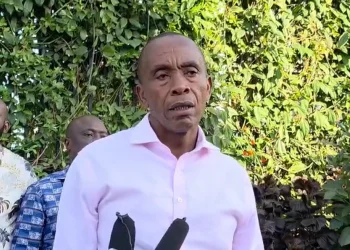 A screengrab of Kiambu Governor Kimani Wamatangi during a press conference on January 20, 2026