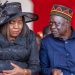 Mama Ida Odinga and Oburu Odinga during the burial of former Prime Minister Raila Odinga on Sunday, October 19 2025.