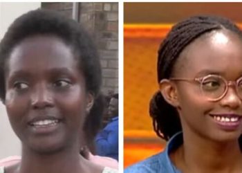 A collage of both twins, Maureen Kemunto Karina (Right) and Michelle Mochache Karina on January 10, 2025