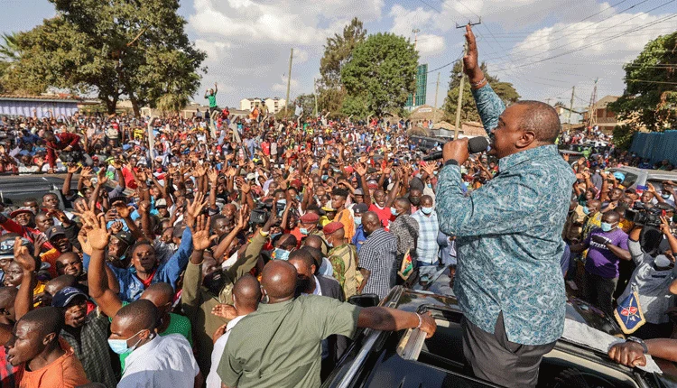 President Uhuru Kenyatta during a past event