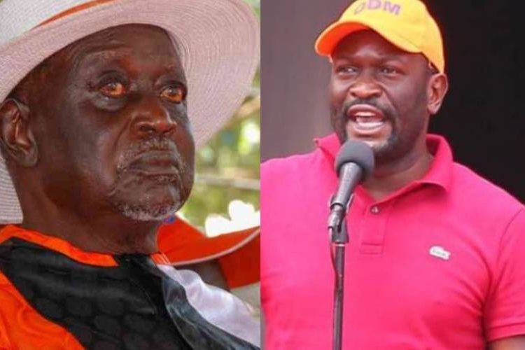 A photo collage of ODM party leader Dr. Oburu Oginga and ODM Secretary General Edwin Sifuna.