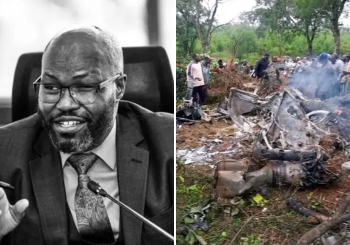 A collage of former Emurua Dikirr MP, the late Johanna Ng'eno and the chopper crash that killed him.